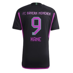 Bayern Munich Harry Kane #9 Udebanetrøje 2023-24 Kort ærmer